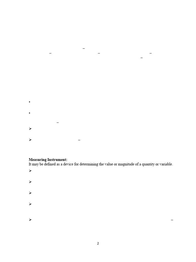Sensors and Instrumentation Overview | PDF | Instrumentation | Errors ...