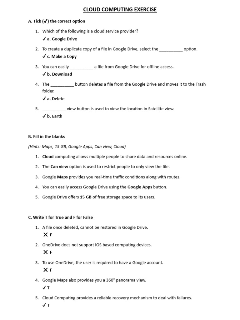 Cloud Computing Basics and Google Drive Guide | PDF | Computer File ...