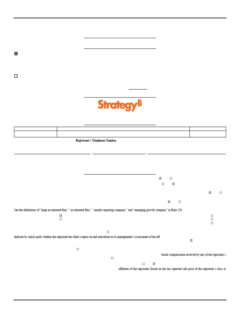 MicroStrategy 2024 Annual Report 10-K | PDF | Bitcoin | Cryptocurrency