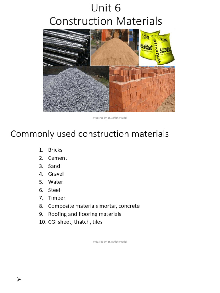 Unit 6 | PDF | Cement | Concrete