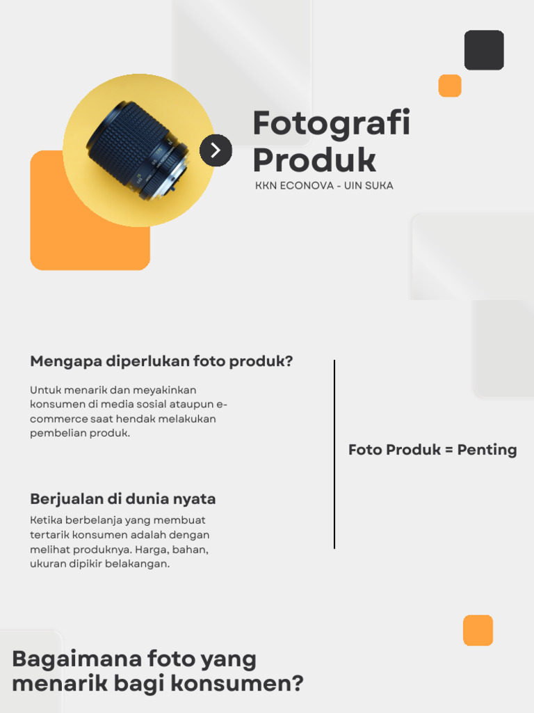 Tips Foto Produk Menarik untuk E-Commerce | PDF