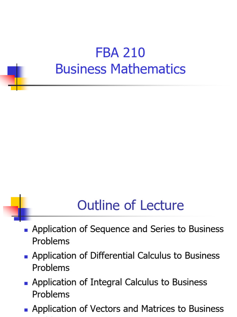 Business Mathematics Applications in Calculus | PDF | Integral | Demand