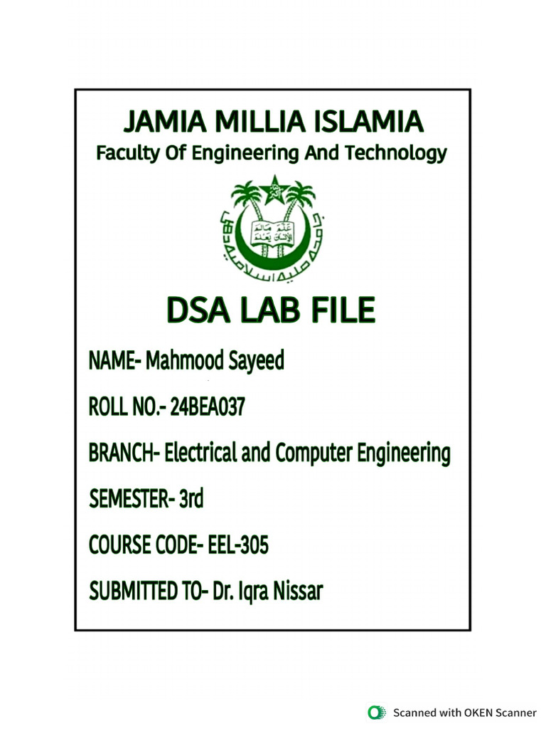 Mahmood Dsa File | PDF