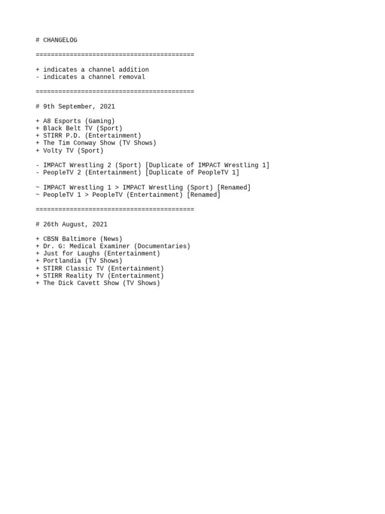 Change Log | PDF