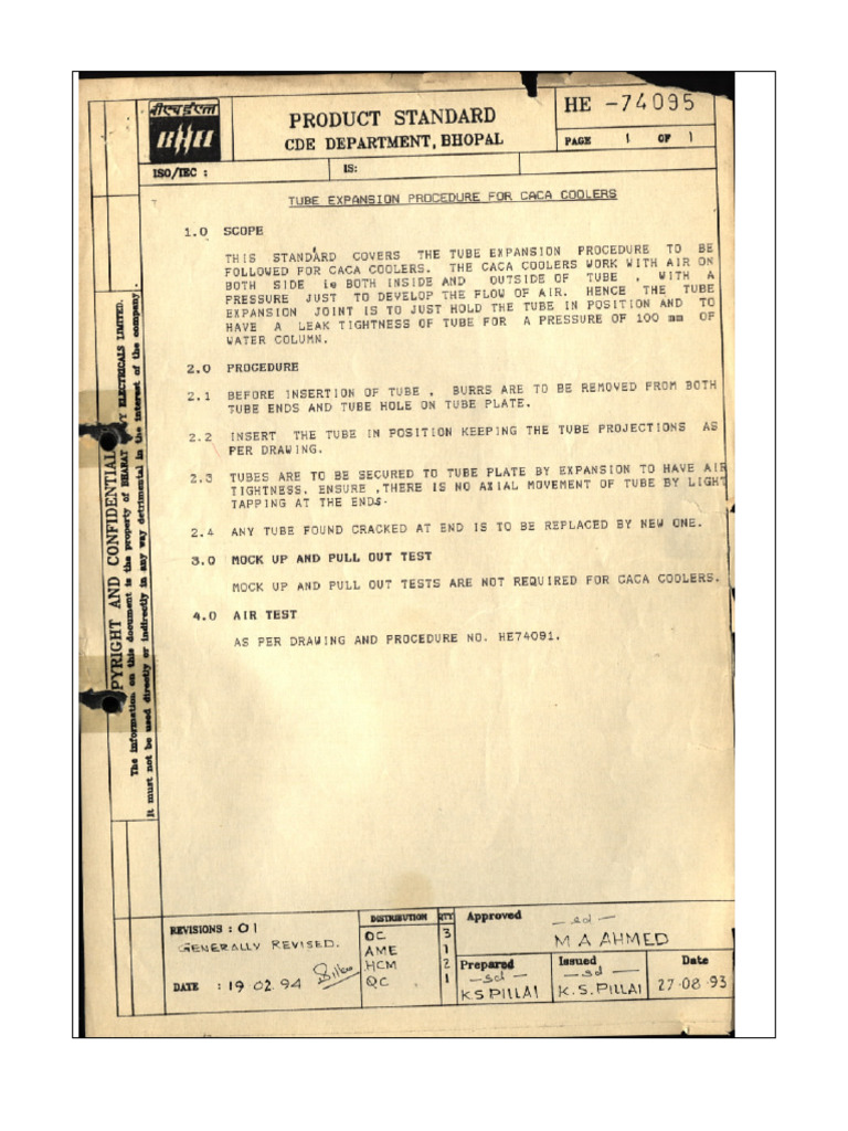 He 74095 | PDF