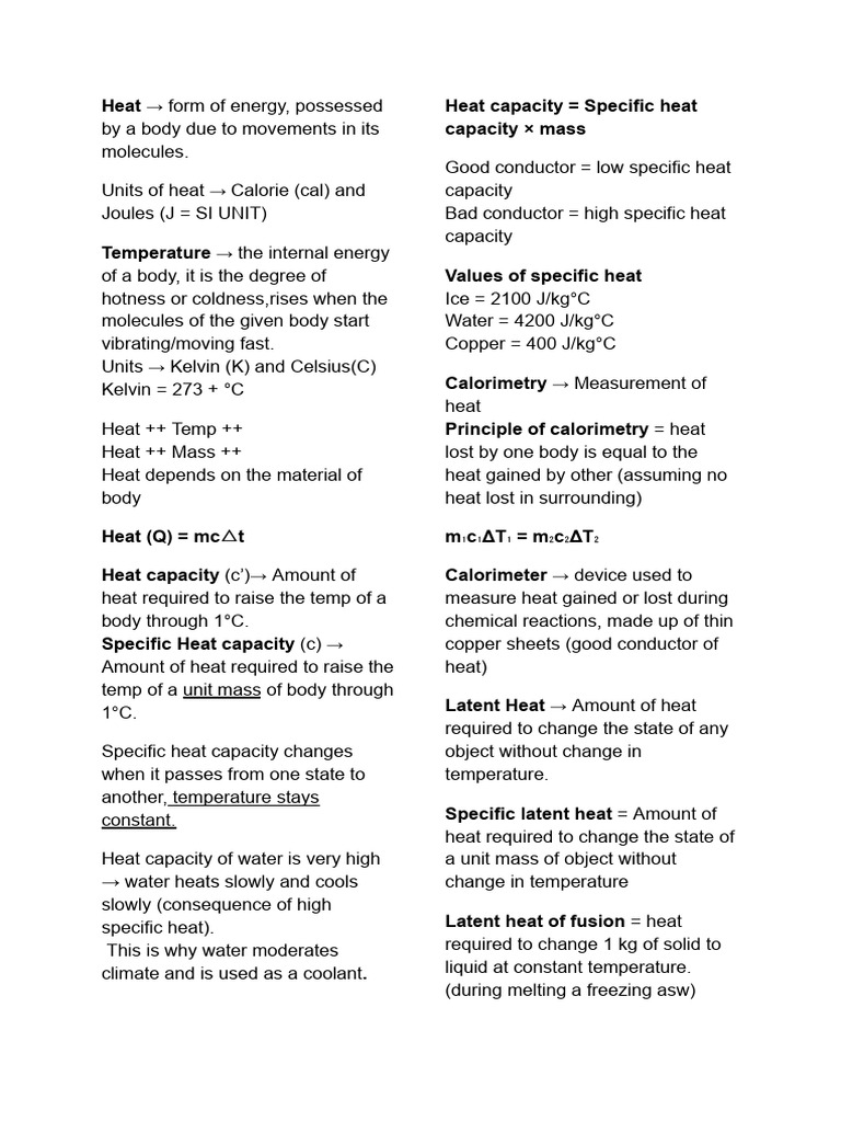 Heat | PDF