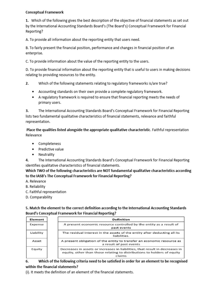 IASB Financial Reporting Framework Guide | PDF | International ...