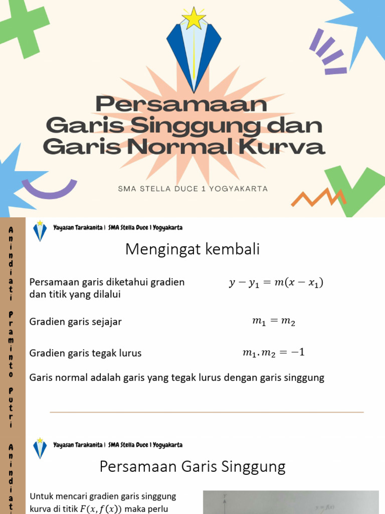 Persamaan Garis Singgung dan Normal | PDF