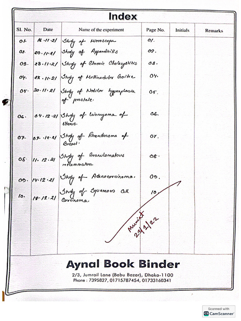 Histopathology Practice (Biological) Pat | PDF