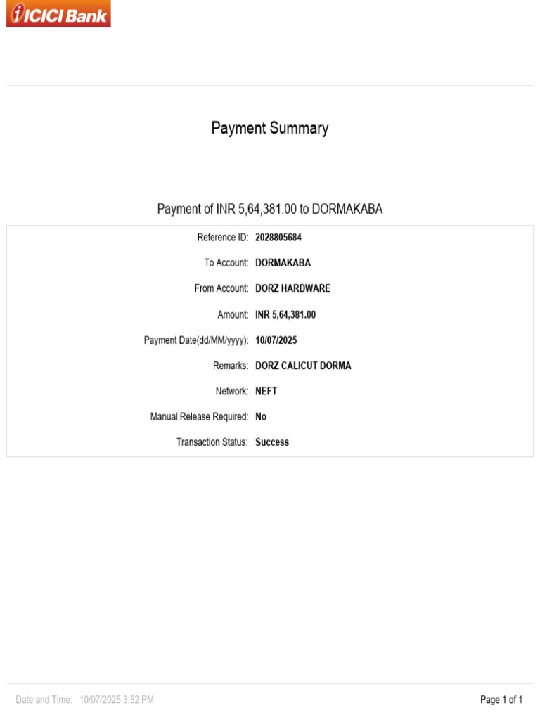 Initiate Single Entry Payment Summary UX310!07!2025 | PDF