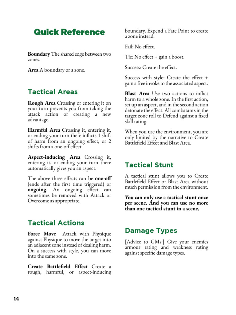 Tactical Area Effects and Actions Guide | PDF | Warfare | Military