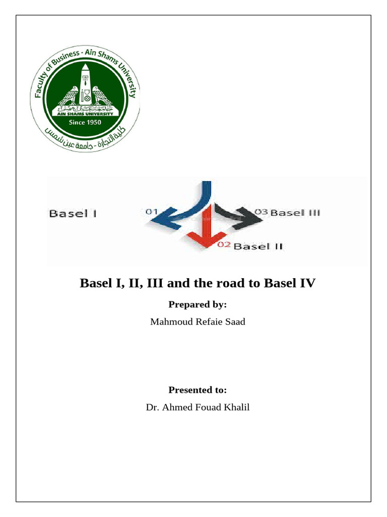 Basel Accords Overview: I to IV Explained | PDF | Basel Iii | Basel Ii