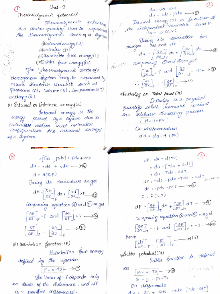 Statistical Mechanics Notes | PDF