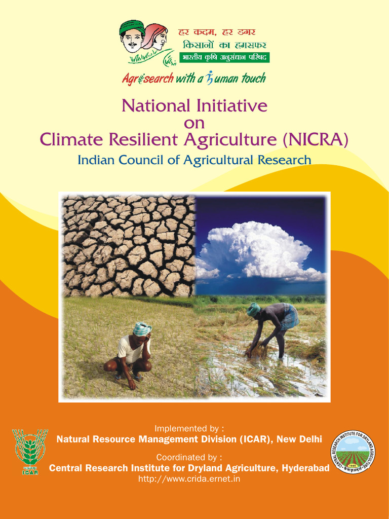 NICRA: Enhancing Climate Resilience in Agriculture | PDF | Agriculture ...