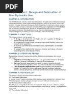 Hydraulic Claw Project Guide | PDF | Force | Mechanical Engineering