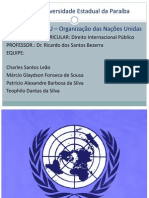 ONU - Organização Das Nações Unidas