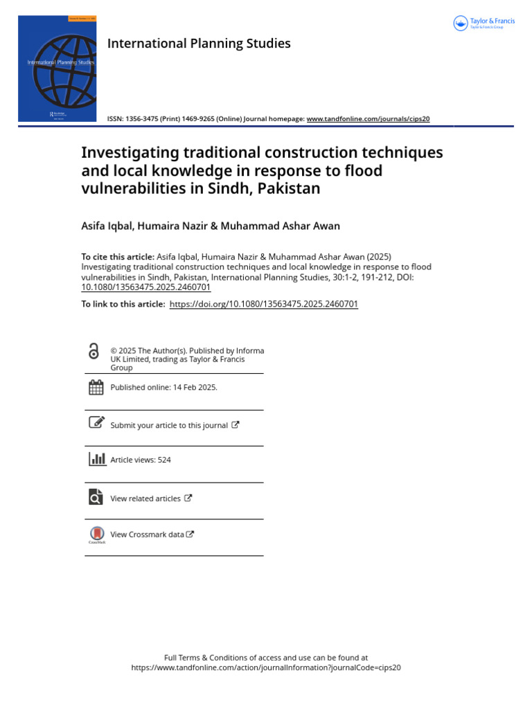 Traditional Construction for Flood Resilience | PDF | Climate Change ...