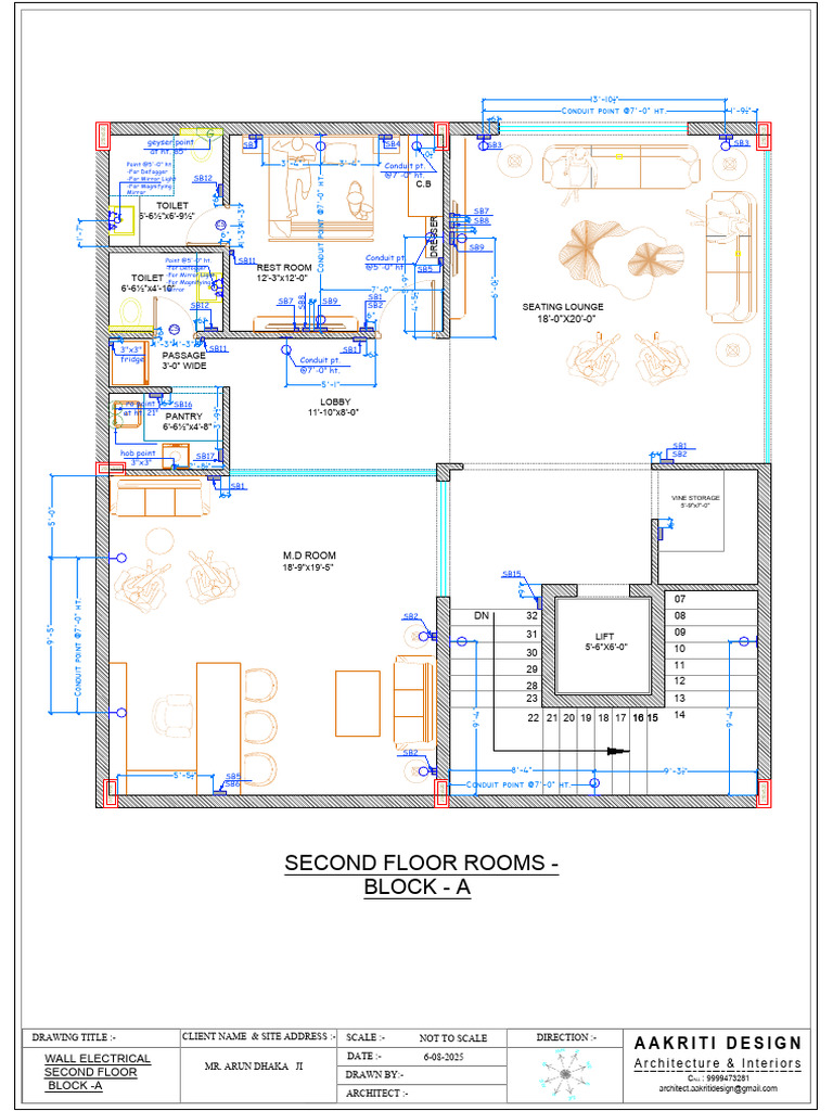 Second Floor Room Layout - Block A | PDF