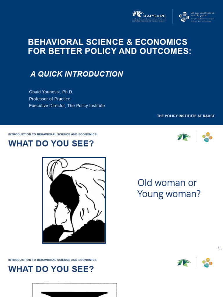 Behavioral Science for Effective Policy | PDF | Behavioral Economics ...