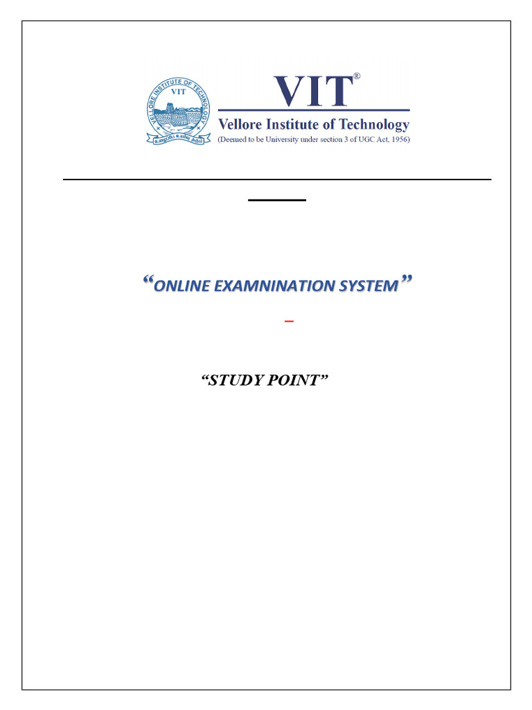 Online Examination System Design Review | PDF | Class (Computer ...