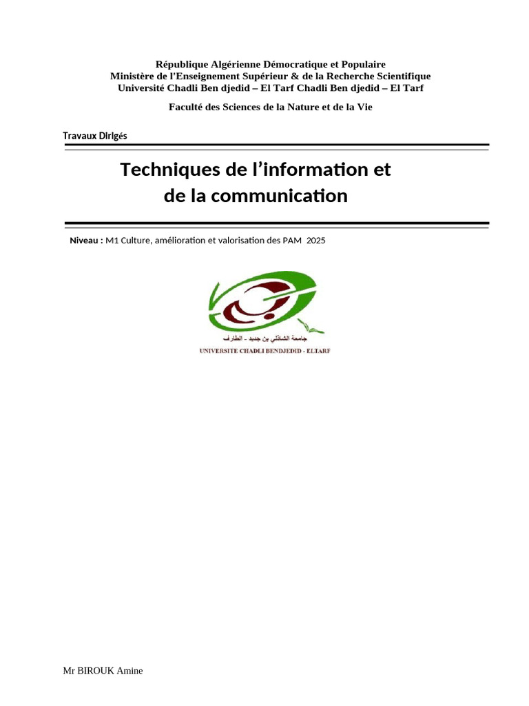 Questions sur les TIC et systèmes d'exploitation | PDF | Microsoft ...