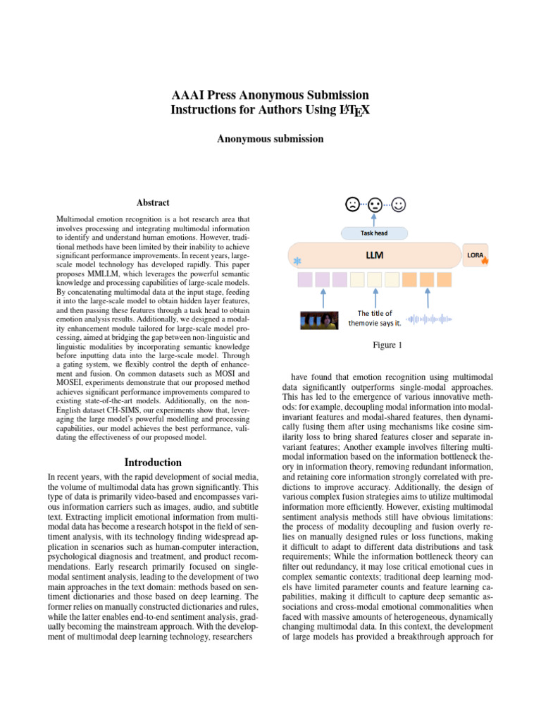 Multimodal Emotion Recognition with MMLLM | PDF | Deep Learning ...
