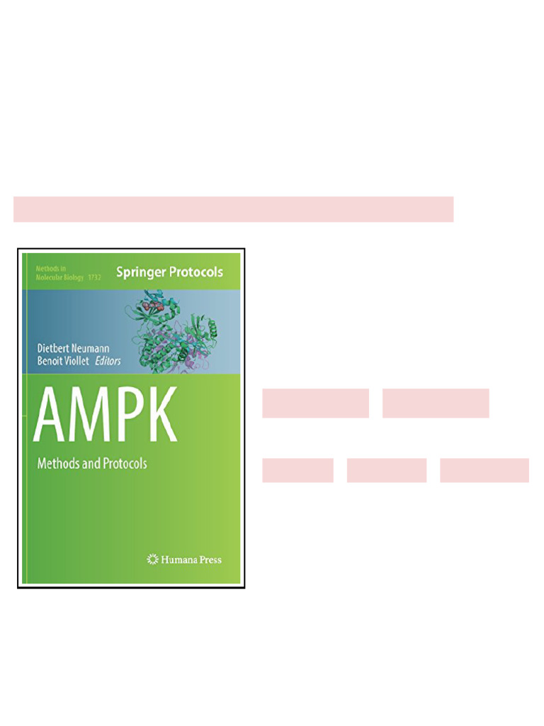 AMPK Methods and Protocols 1st Ed. 2018 Edition Dietbert Neumann ...