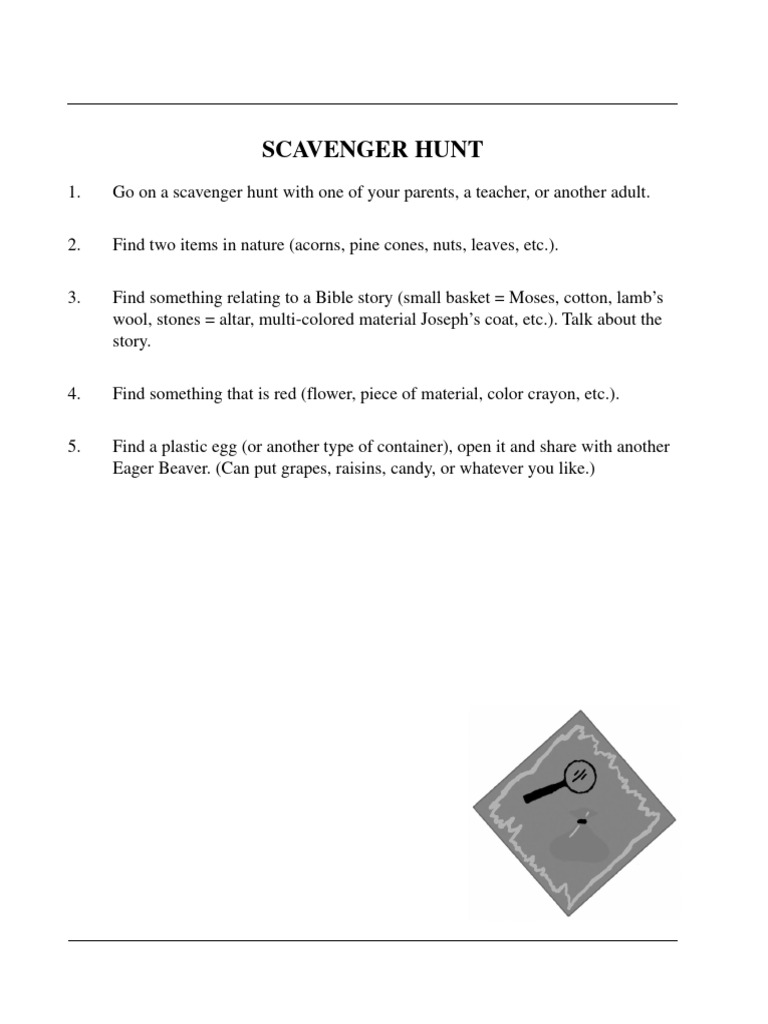 Scavenger Hunt | PDF