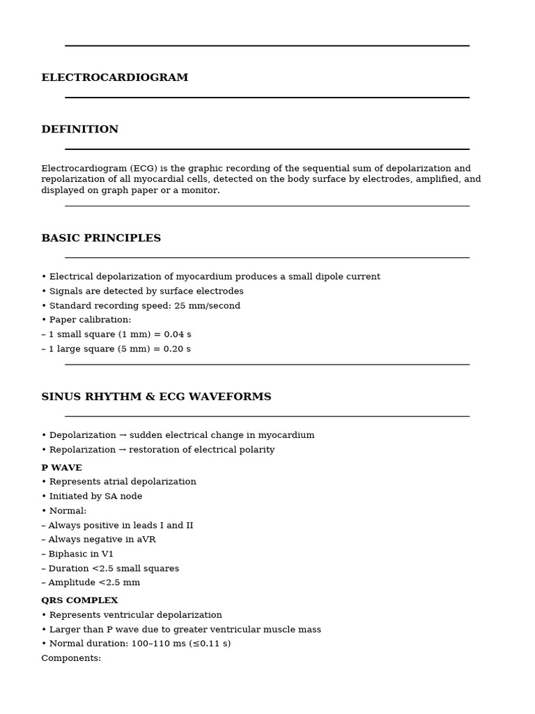 Understanding Electrocardiograms (ECG) | PDF | Electrocardiography ...