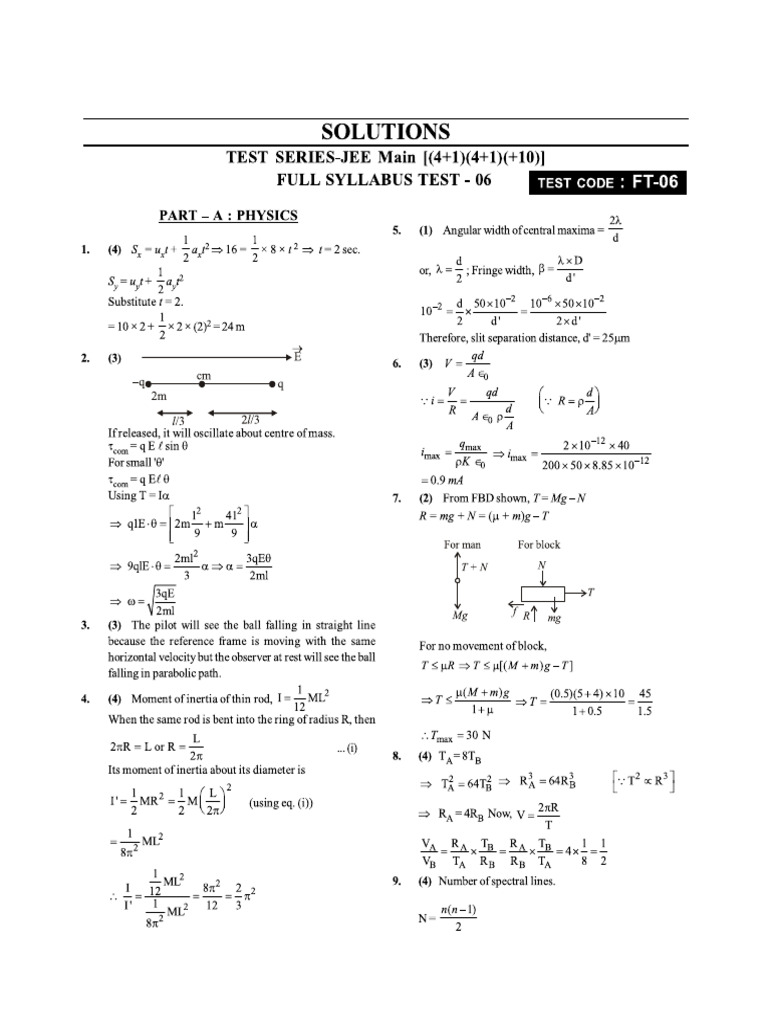 6 Full Test Sol | PDF