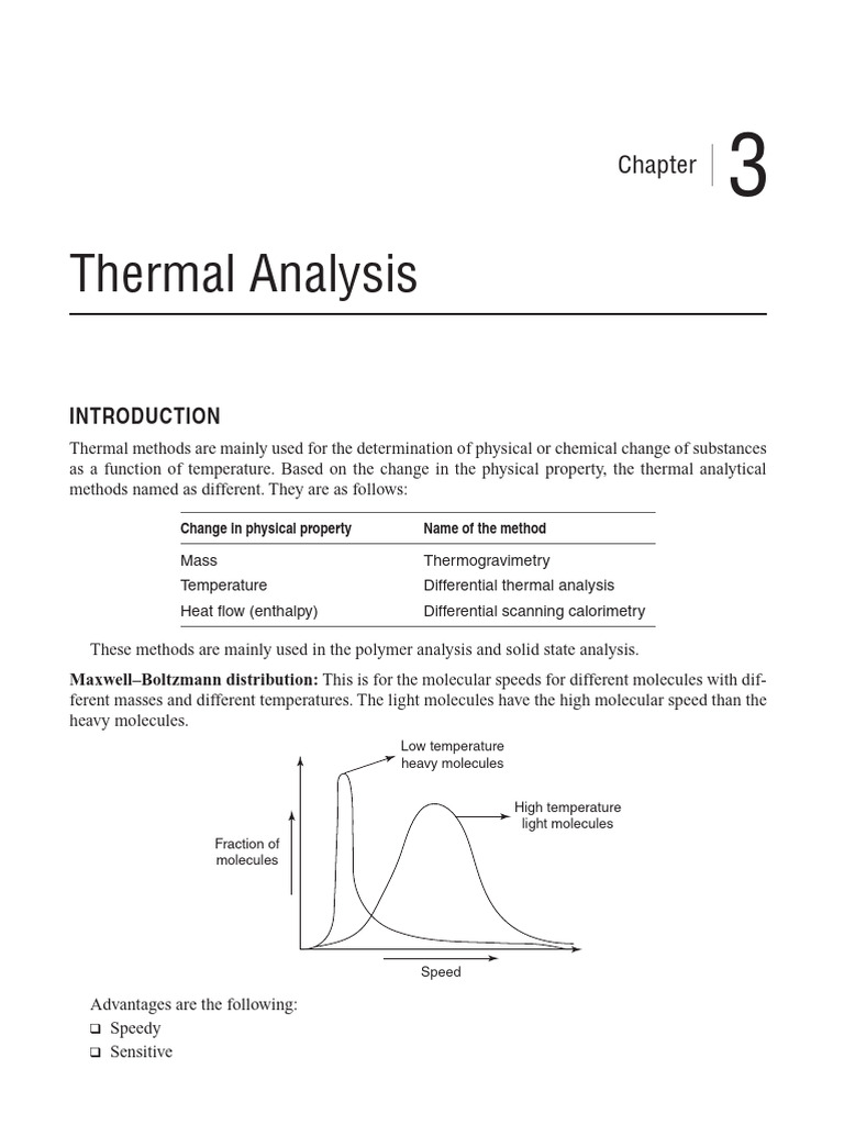 Thermal Analysis Techniques Overview | PDF | Differential Scanning ...