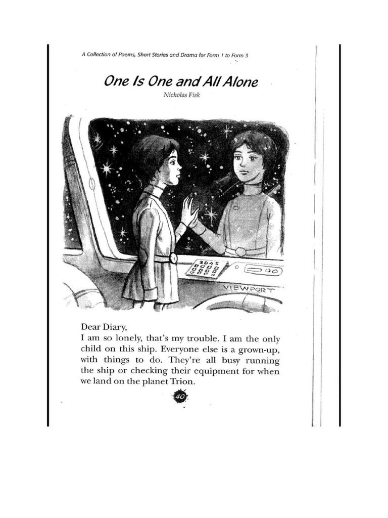 One Is One and All Alone | PDF