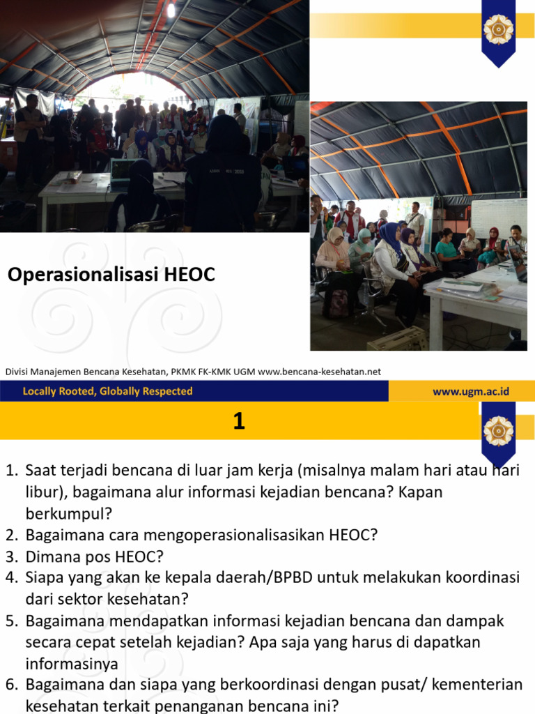 Panduan Operasionalisasi HEOC Kesehatan | PDF