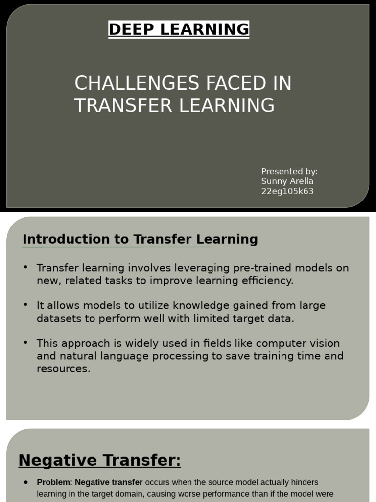 Transfer Learning Challenges Explained | PDF