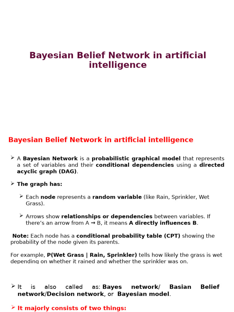 3.3 Basian Networks UNIT 3 | PDF | Bayesian Network | Theoretical ...