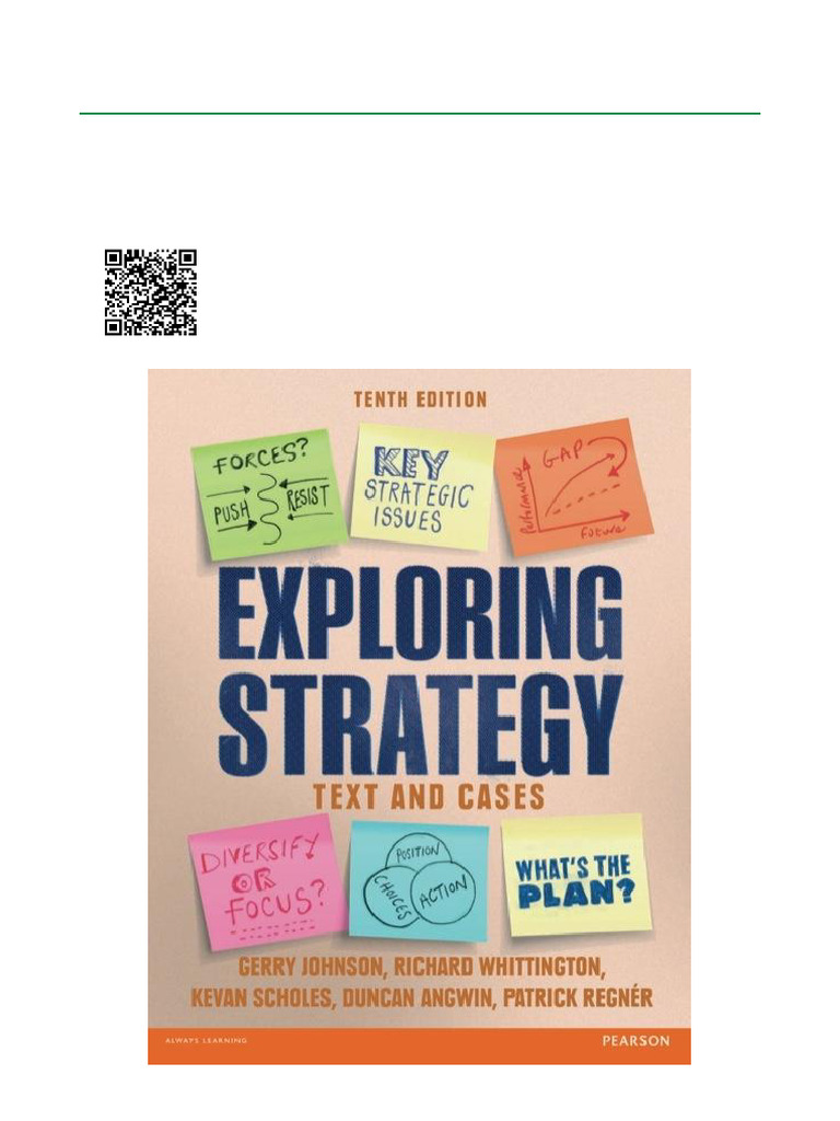 Exploring Strategy: Text & Cases Guide | PDF | Strategic
