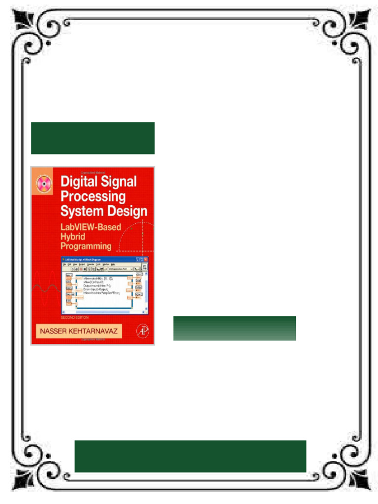 Digital Signal Processing System Design Second Edition LabVIEW Based ...