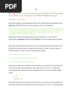 RSA Algorithm Practice Solutions | PDF