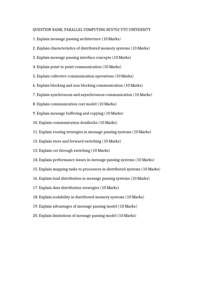 Module4 Question Bank BCS702 | PDF