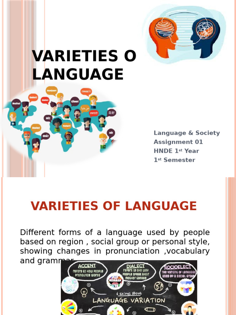 Understanding Language Varieties | PDF | Dialect | English Language