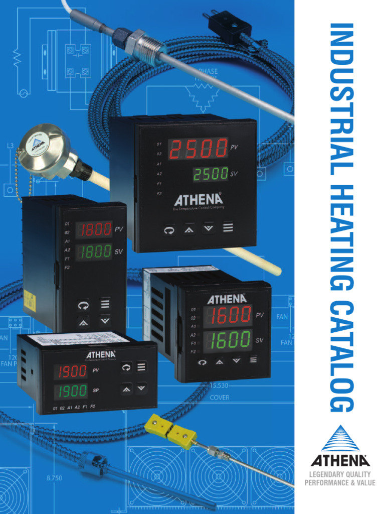 Industrial Heating Controllers Catalog | PDF | Relay | Electrical Connector