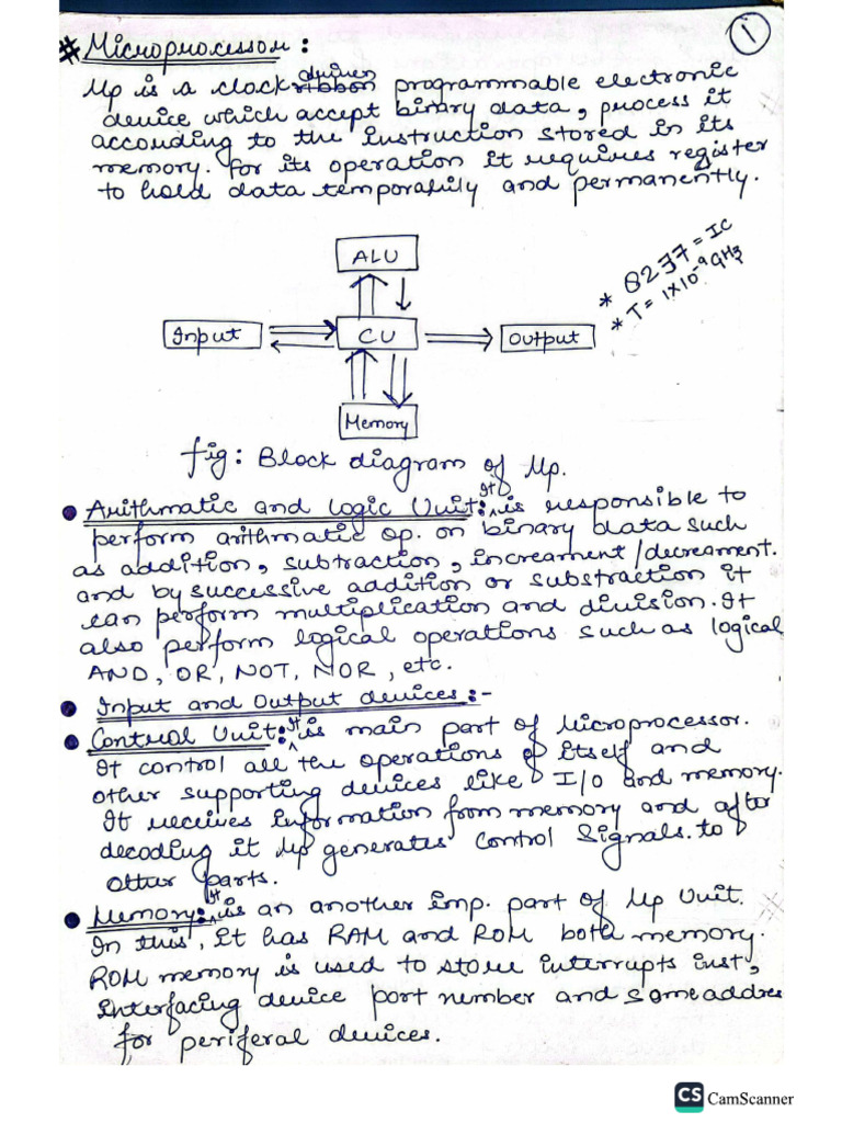 Microprocessor & Microcontroller | PDF