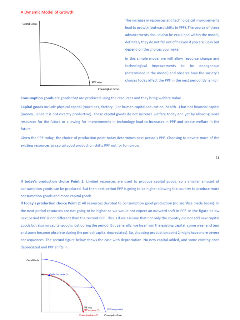 Dynamic Growth Model and Trade Benefits | PDF | Comparative Advantage ...
