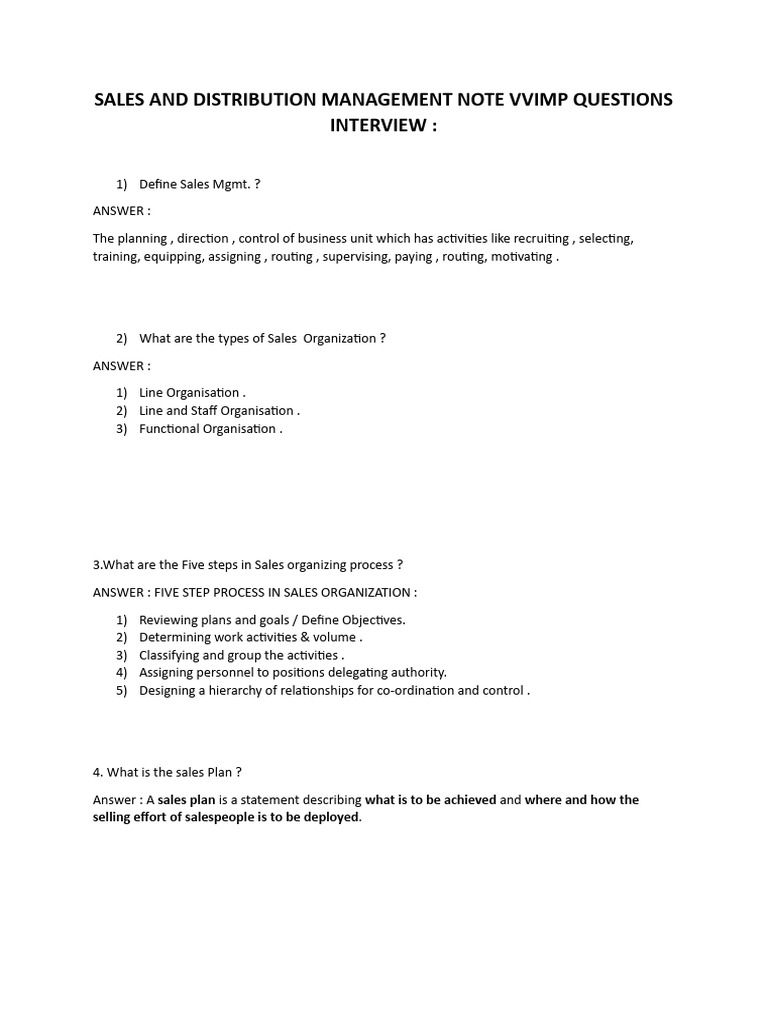 Sales and Distribution Management Guide | PDF | Sales | Franchising