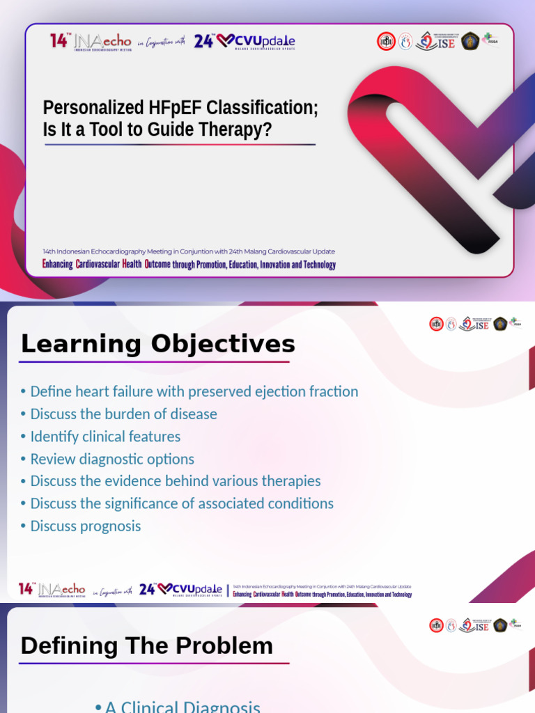HFpEF Classification and Therapy Guide | PDF | Heart Failure | Diseases ...