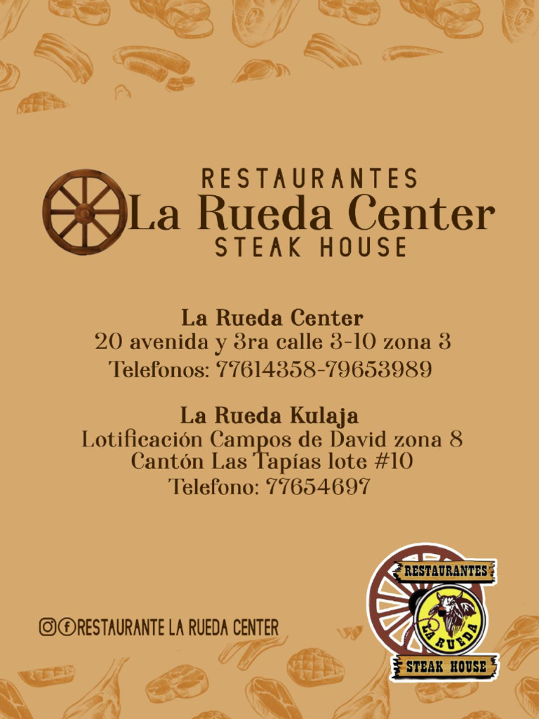 Menu Rueda Junio 2025 | PDF