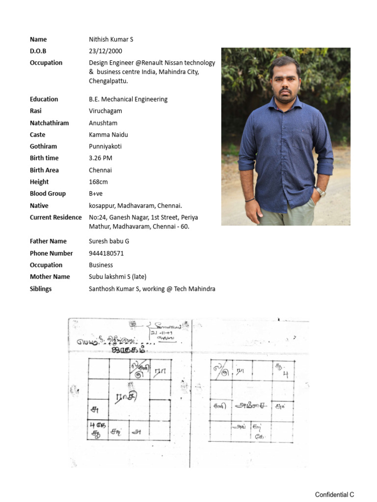 Nithish Kumar S - V1 | PDF
