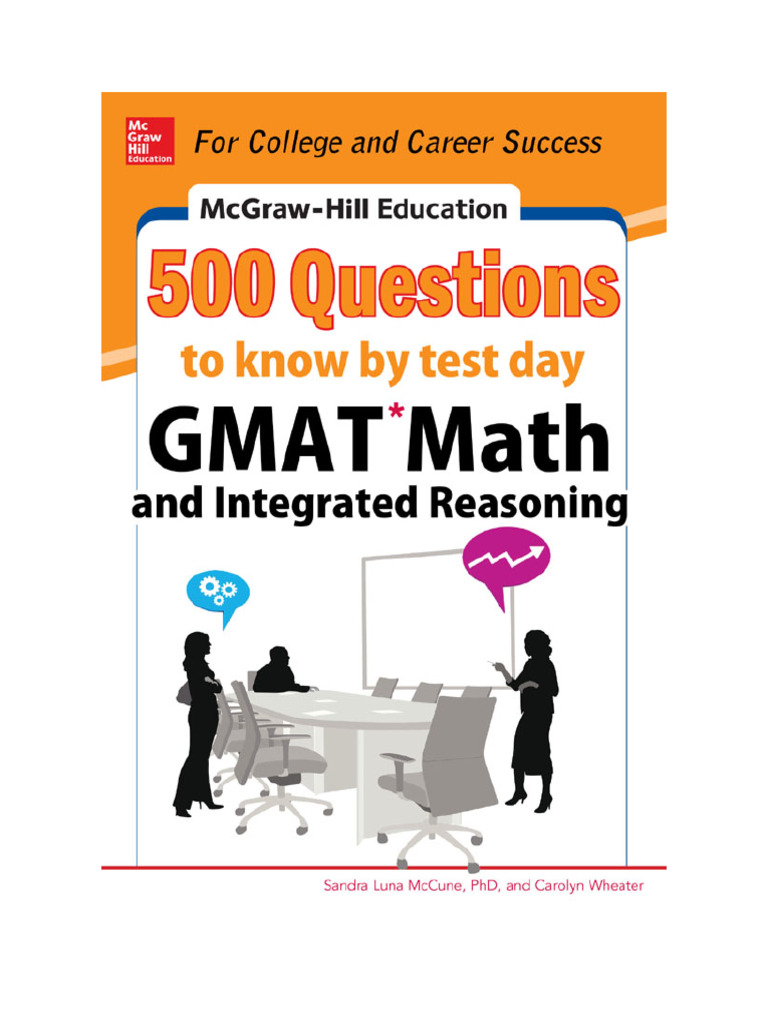 500 GMAT Math & Reasoning Questions | PDF | Graduate Management ...