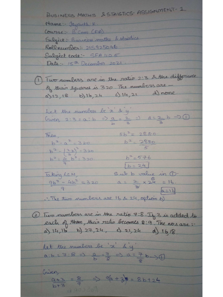 Math Ass | PDF