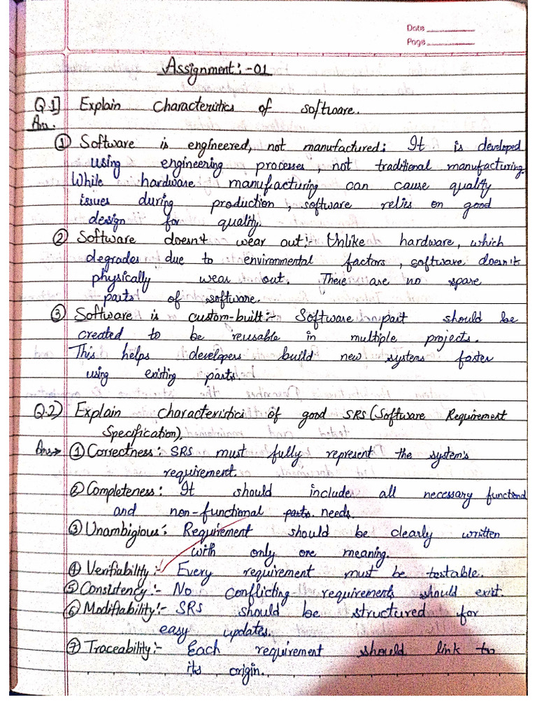 SDPM Assignment 1 and 2 | PDF
